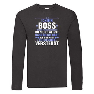 Löse Probleme: Boss | Führungskraft | Vorgesetzter Long Sleeve Schwarz