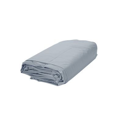Poolfolie Rund Grau 90cm 0,4mm Überlappend Austauschfolie Innenhülle