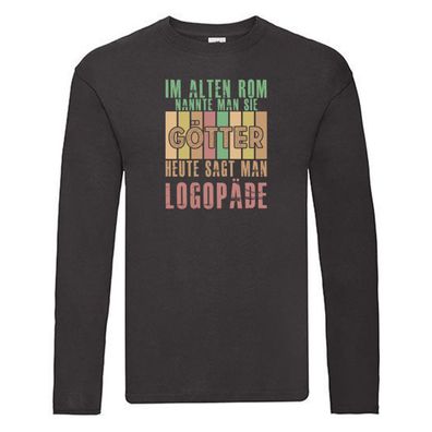Im Alten Rom: Logopäde | Sprachtherapie Long Sleeve Schwarz
