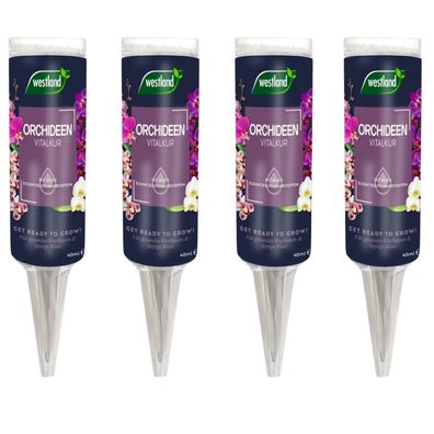 4 x WESTLAND® Orchideen Vitalkur, 40 ml