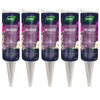 5 x WESTLAND® Orchideen Vitalkur, 40 ml