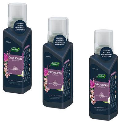 3 x WESTLAND® Orchideendünger, 200 ml
