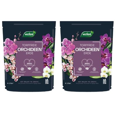 2 x WESTLAND® Orchideenerde, 4 Liter