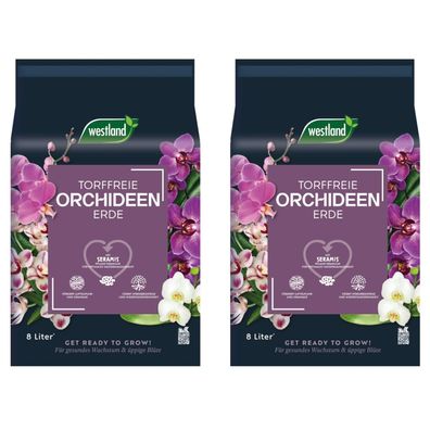 2 x WESTLAND® Orchideenerde, 8 Liter