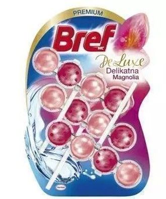 Bref WC Power Aktiv, Magnolia Duft, 3x50g Toilettenlufterfrischer