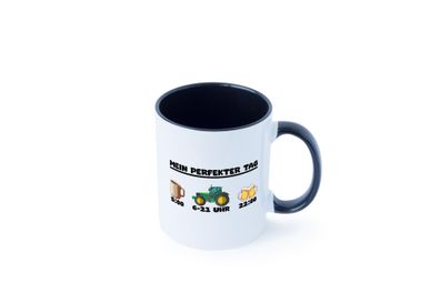 Mein Perfekter Tag | Landwirt | Mähdrescher | feldarbeit Tasse - Geschenk