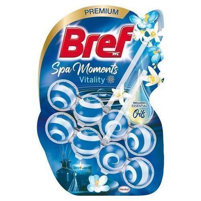 Bref Spa Moments Vitality WC-Duft und Reinigungsanhaenger Duo-Pack 2x50g