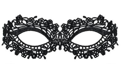 Elegante Obsessive Schlafmaske A710 in Schwarz fuer erholsame Naechte