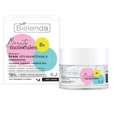 Bielenda Molecules Molekulare Synbiotische Ultra-Feuchtigkeitscreme, 50ml