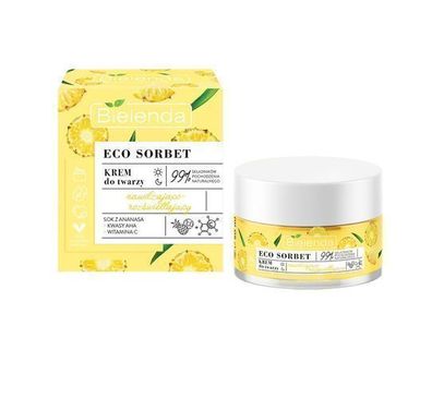 Bielenda ECO Sorbet Ananas Feuchtigkeits- und Strahlkraft-Creme, 50 ml