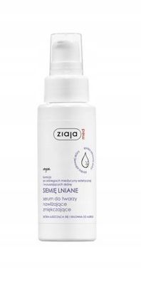 Ziaja MED Anti-Aging Gesichtspflege-Serum mit Leinsamen - Hautverjüngung, 50 ml