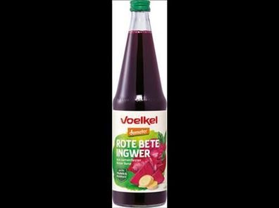 Voelkel 3x Rote Bete Ingwer aus samenfester Rote Bete 0,7l