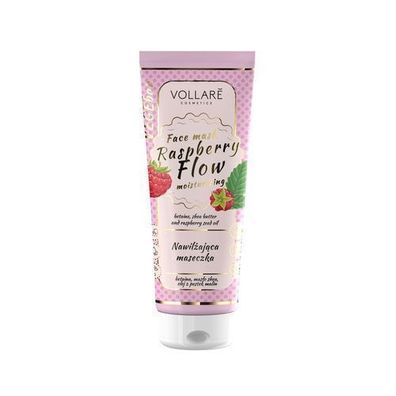 Vollare VEGEbar Himbeerfluss Feuchtigkeitsmaske für das Gesicht, 100 ml