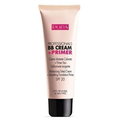 Pupa Milano BB Creme & Primer SPF20, 50ml - Farbton 002 Sand, professionelle Mak