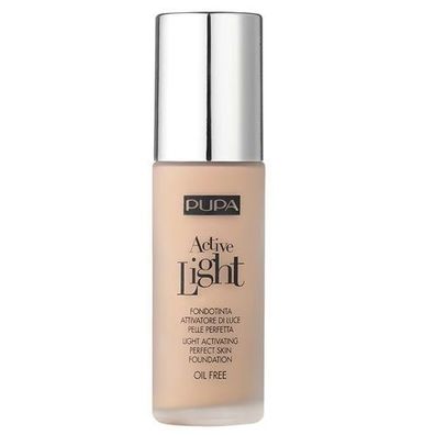 Pupa Milano Active Light Foundation SPF10 Öl-frei Gesichts-Makeup 040 Sand, 30 m