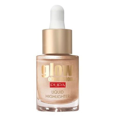 Pupa Milano Flüssiger Highlighter Glow Obsession 002 Moon Light, 13,5 ml - Strah