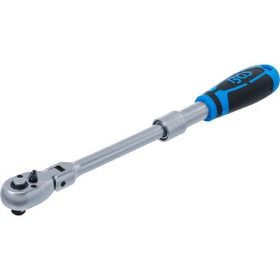BGS Knarre Umschaltknarre Abtrieb 10 mm (3/8") Ratsche ausziehbar, abwinkelbar