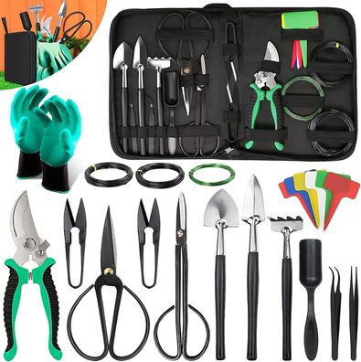 Coffret bonsaï 24 pièces pour débutants - Outils de taille et d'entretien, cadeaux p
