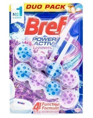 Bref WC-Duftspueler Lavendel, Doppelpack 2 x 50g