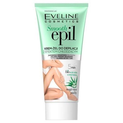 Eveline Smooth Epil Kuehlendes Enthaarungscreme-Gel, 175 ml