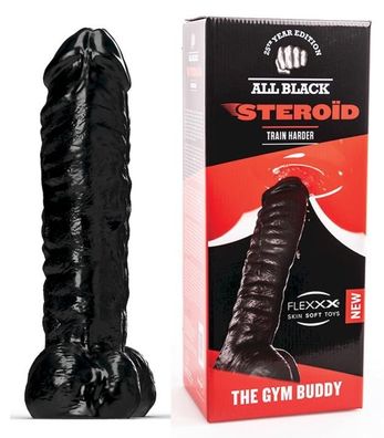 ALL BLACK Steroid The Gym Buddy Black