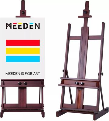 MEEDEN DW01-HT Staffelei für Kunstmalerei, Buchenholz, Studio-Staffelei
