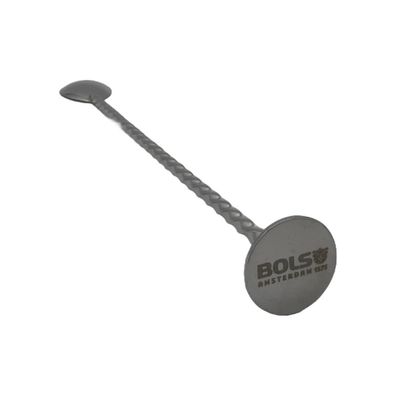 Bols Barlöffel Silber – 28-cm Rührlöffel aus Edelstahl für Cocktails & Longdrin