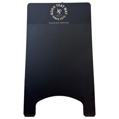 JPS Kundenstopper mit Kreidetafel - "Born That Way" Design, H101 x B60 x T51 cm