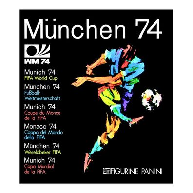 PANINI WM Weltmeisterschaft 1974 Deutschland Stickeralbum Sticker Album WorldCup
