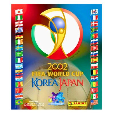 PANINI WM Weltmeisterschaft 2002 Südkorea Japan Stickeralbum Sticker Album Buch
