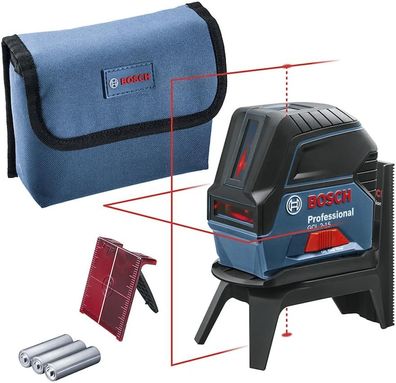 Bosch Professional Kreuzlaser GCL 2-15, Arbeitsbereich 15 m