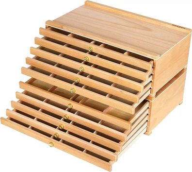 MEEDEN HH-10 - Hochwertige H-Frame Staffelei aus Buchenholz - Verstellbar