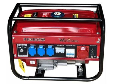 Walter Stahl PR8500W Generator, 4-Takt Benzin, Stromerzeuger, Neu!