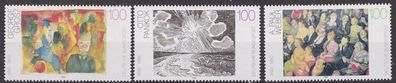 BRD 1993 postfrisch Michel-Nr. 1656-1658 Deutsche Malerei des 20. Jahrhunderts