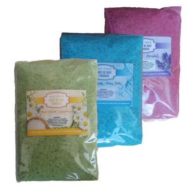 3x1kg Parajd Badesalz Ur-Salz Aloe Vera Lavendel Schwefel & Jod Parajdi-Salz