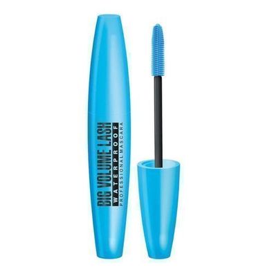 Eveline Cosmetics Wasserfeste Volumen-Mascara in Tiefschwarz, 9ml