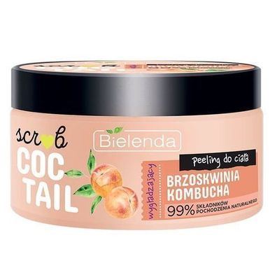Bielenda Koerperpeeling Cocktail: Glaettendes Peeling mit Pfirsich und Kombucha, 3