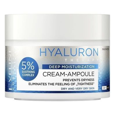Eveline Hyaluron-Therapie Anti-Aging Creme-Ampulle, 50 ml