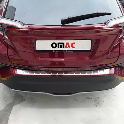 Ladekantenschutz Stoßstangenschutz für Toyota C-HR 2016-2025 Edelstahl Silber