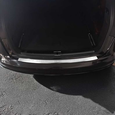 Ladekantenschutz Stoßstangenschutz für Audi A6 C7 Avant 2011-18 Gebürstet Chrom