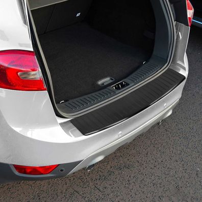 Ladekantenschutz Stoßstangenschutz für Ford Kuga 2008-2013 Gebürstet Dunkel 1tlg