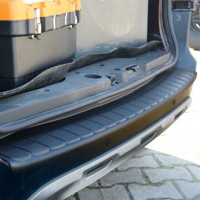 Ladekantenschutz für Renault Express 2021-2023 Stoßstangenschutz Schwarz ABS