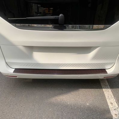 Ladekantenschutz Stoßstange für Mercedes Vito W447 2014-2025 Kohlefaser Rot