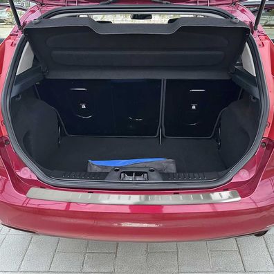 Ladekantenschutz Stoßstangenschutz für Ford Fiesta 2008-2017 Edelstahl Gebürstet