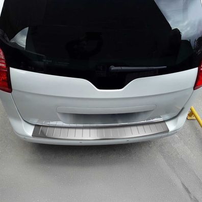 Ladekantenschutz Stoßstangenschutz für Peugeot 5008 Active 2017-2020 Gebürstet