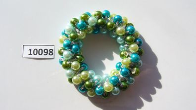 Haargummi Haarschmuck Haarband aus Perlen für Damen Mädchen (Art. Nr. 10098)