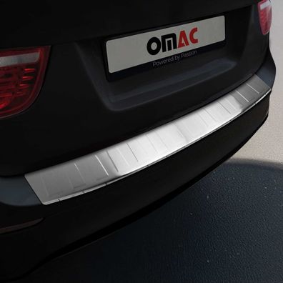 Ladekantenschutz für BMW X6 E71 2007-2014 Heckschutz Gebürstet Edelstahl