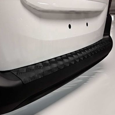 Ladekantenschutz Stoßstangenschutz für Citroen Berlingo 2019-2025 Alu Schwarz