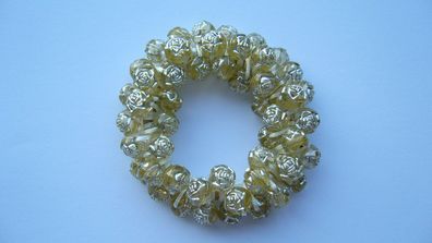 Haargummi Haarschmuck Haarband aus Perlen für Damen Mädchen (Art. Nr. k1 01)