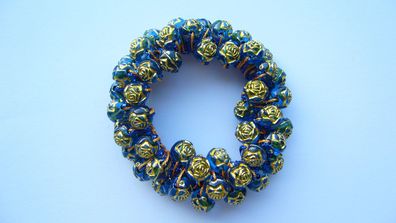Haargummi Haarschmuck Haarband aus Perlen für Damen Mädchen (Art. Nr. k1 04)